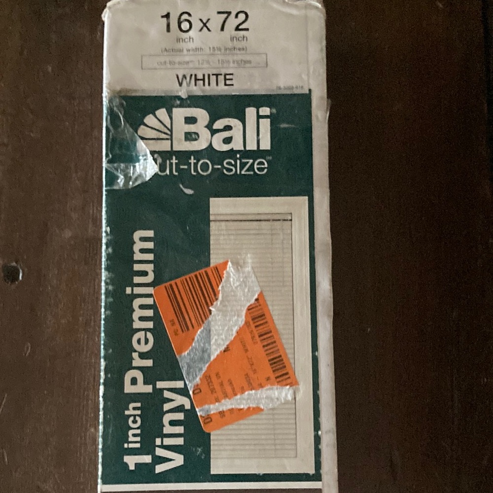 Bali 1in Vinyl mini blind